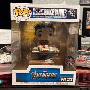 Funko Pop Victory Shawarma Bruce Banner Marvel Avengers Special Edition #755